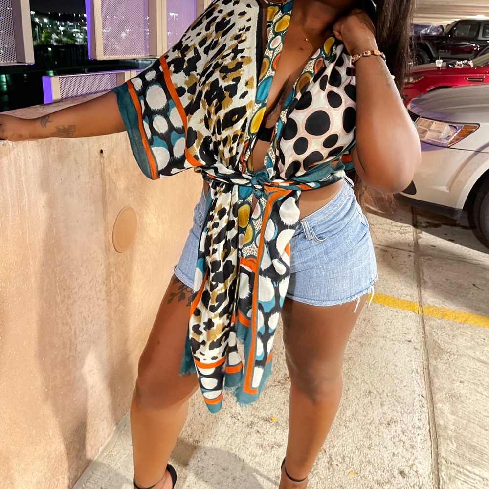Printed Kimono